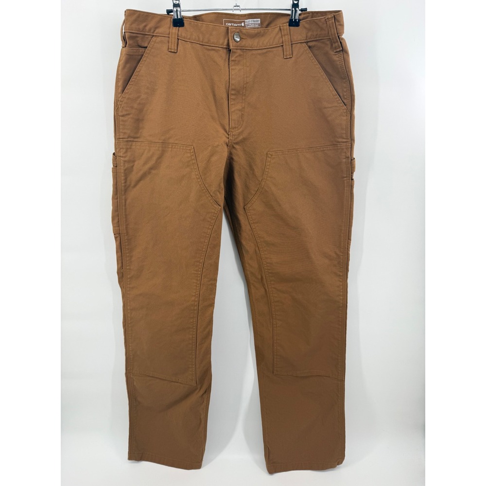 Carhartt Mens Rugged Flex Relaxed Fit Duck Double Front Utility Pants 38x34
